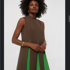 Tuckernuck Demitasse Griffiths Dress brown & green S